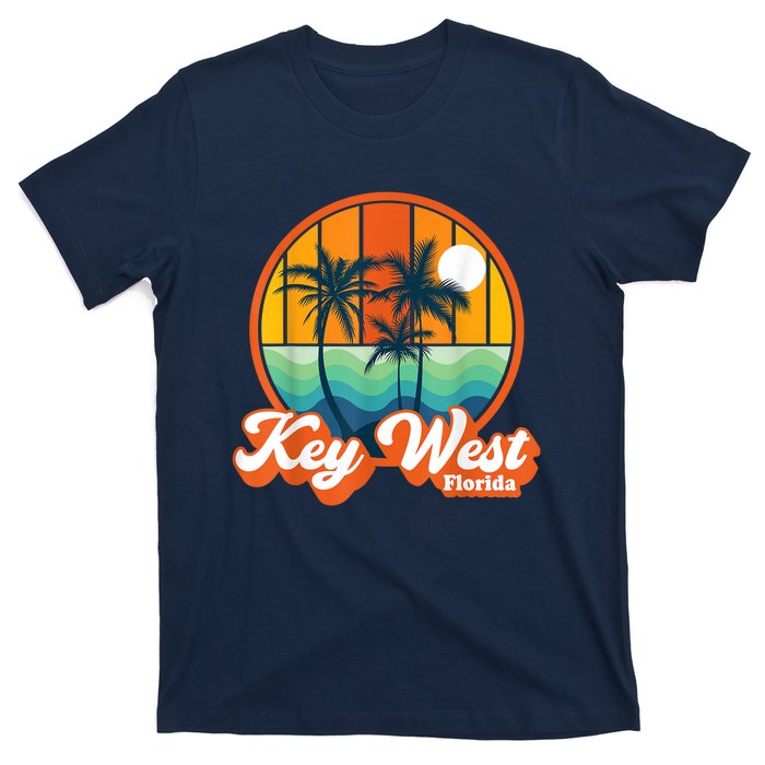 Vintage Key West Florida Keys Retro 70s Beach Vacation T-Shirt