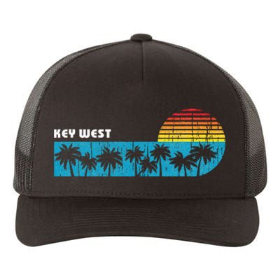 Vintage Key West Florida Keys Vacation Souvenir Yupoong Adult 5-Panel Trucker Hat