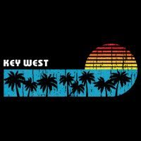 Vintage Key West Florida Keys Vacation Souvenir Bucket Hat