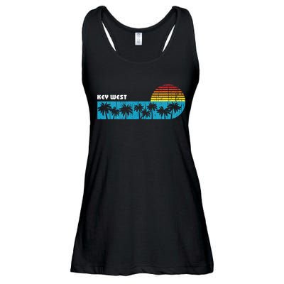 Vintage Key West Florida Keys Vacation Souvenir Ladies Essential Flowy Tank