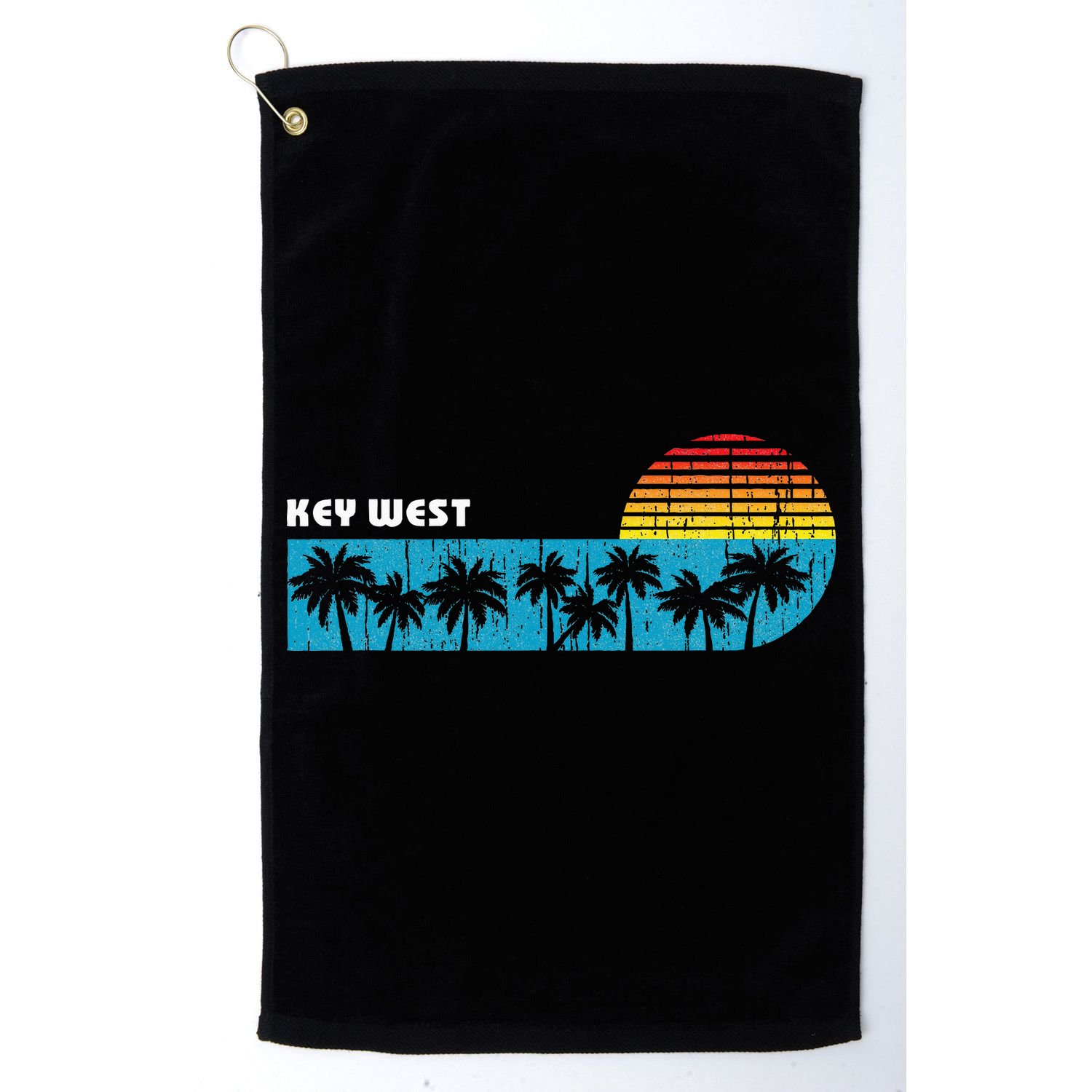 Vintage Key West Florida Keys Vacation Souvenir Golf Towel