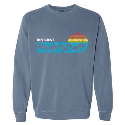 Vintage Key West Florida Keys Vacation Souvenir Garment-Dyed Sweatshirt