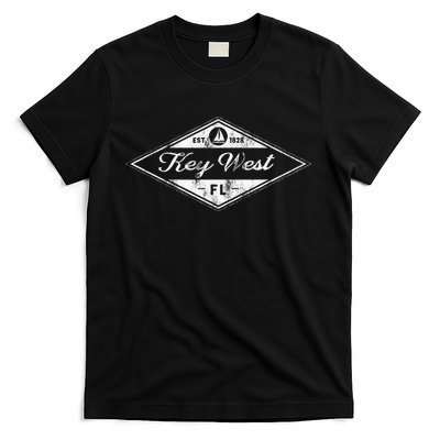 Vintage Key West Florida Keys Established 1828 Beach Boating T-Shirt