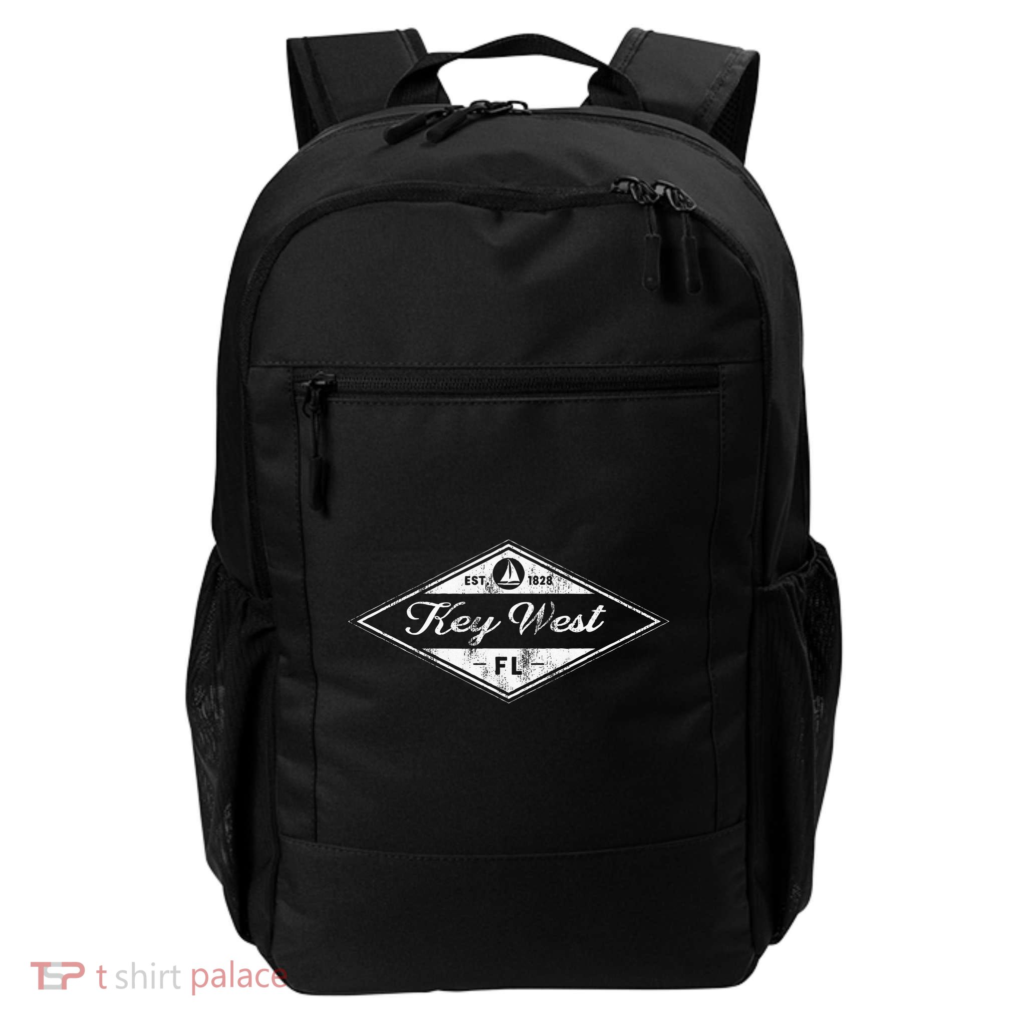 Vintage Key West Florida Keys Established 1828 Beach Boating Backpack