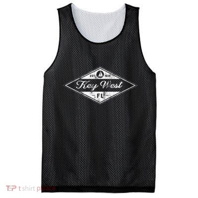 Vintage Key West Florida Keys Established 1828 Beach Boating Mesh Reversible Basketball Jersey Tank