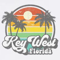 Vintage Key West Florida Keys Retro 70's Beach Vacation Gift Sweatshirt