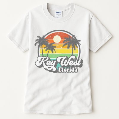 Vintage Key West Florida Keys Retro 70's Beach Vacation Gift Tall T-Shirt