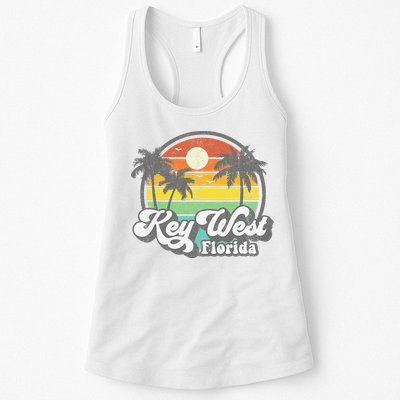 Vintage Key West Florida Keys Retro 70's Beach Vacation Gift Womens Tank Top