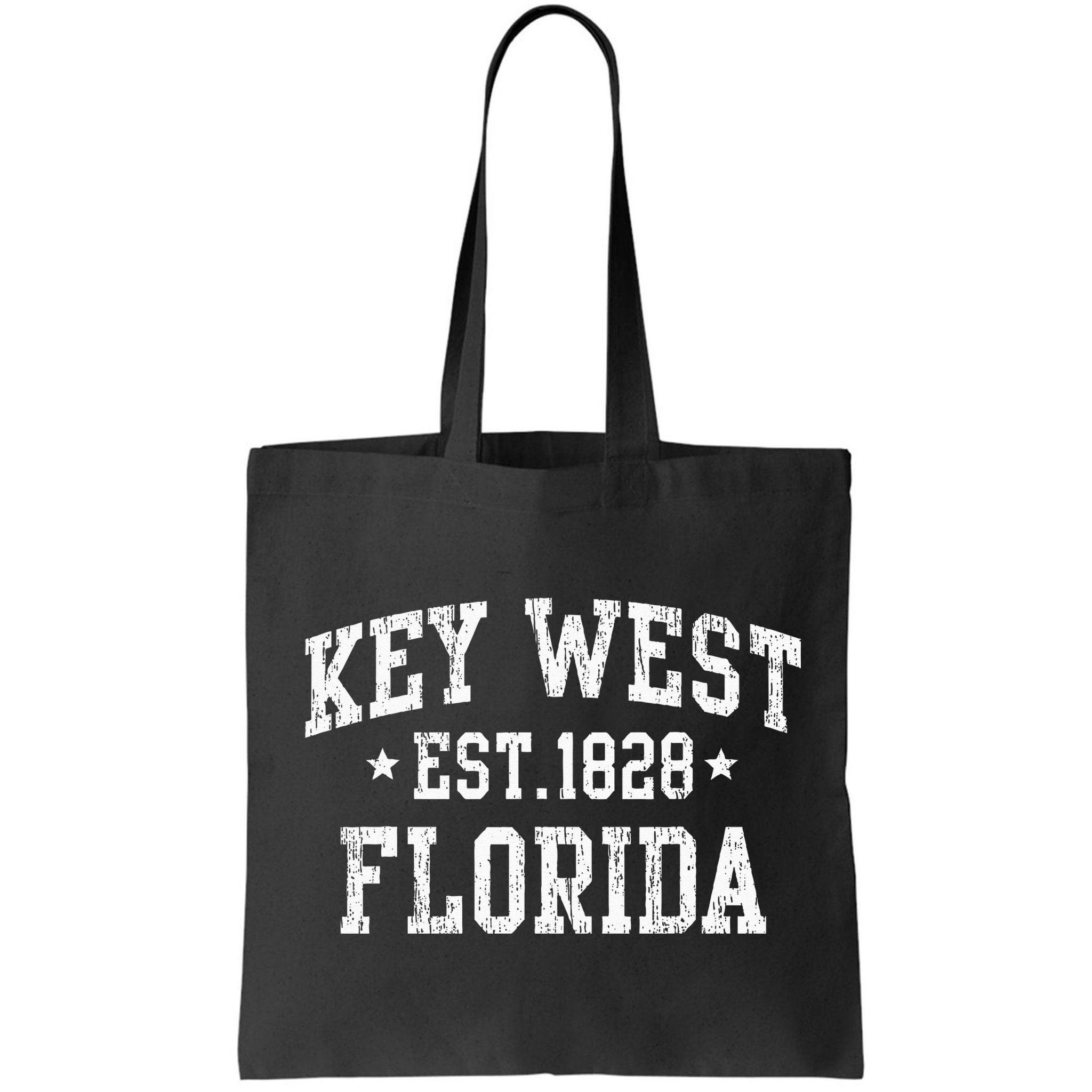 Vintage Key West Florida Keys Retro Distressed Varsity Bag