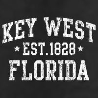 Vintage Key West Florida Keys Retro Distressed Varsity Golf Towel