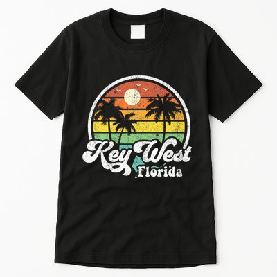 Vintage Key West Florida Keys Retro 70S Beach Tall T-Shirt