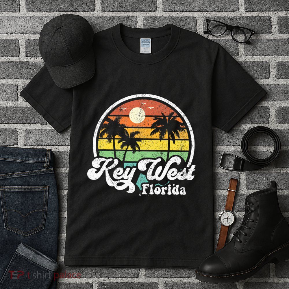 Vintage Key West Florida Keys Retro 70S Beach Tall T-Shirt