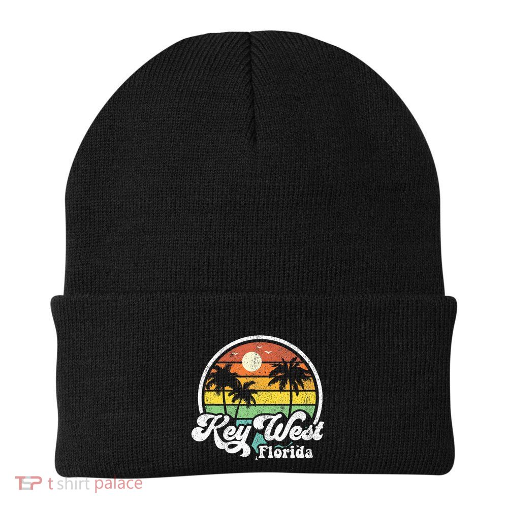 Vintage Key West Florida Keys Retro 70S Beach Beanie