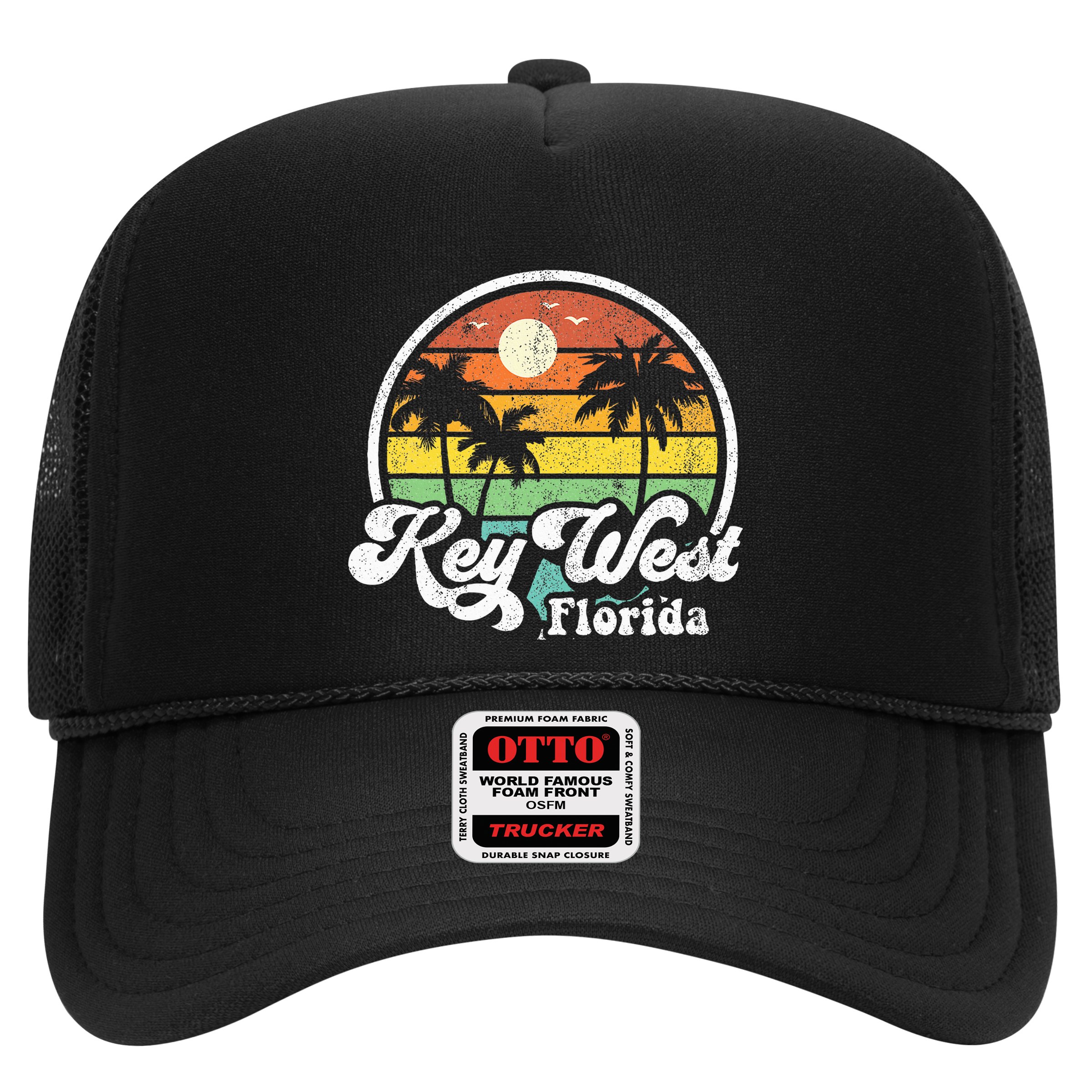 Vintage Key West Florida Keys Retro 70S Beach Hat
