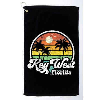 Vintage Key West Florida Keys Retro 70S Beach Golf Towel