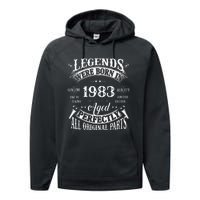 Vintage Legends 1983 Celebrating 40 Years Performance Fleece Hoodie