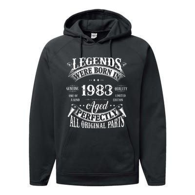 Vintage Legends 1983 Celebrating 40 Years Performance Fleece Hoodie