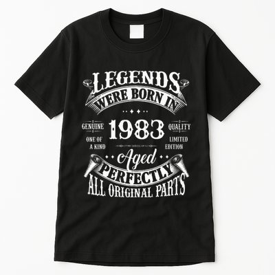 Vintage Legends 1983 Celebrating 40 Years Tall T-Shirt