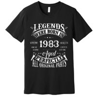 Vintage Legends 1983 Celebrating 40 Years Premium T-Shirt