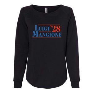 Vote Luigi 2028 Retro Campaign Womens California Wash Sweatshirt