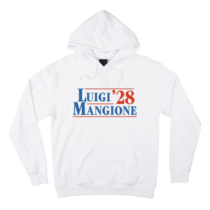 Vote Luigi 2028 Retro Campaign Hoodie