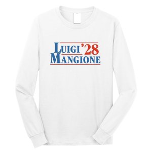 Vote Luigi 2028 Retro Campaign Long Sleeve Shirt