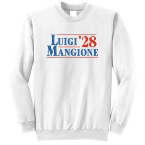 Vote Luigi 2028 Retro Campaign Sweatshirt