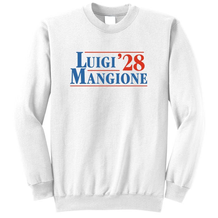 Vote Luigi 2028 Retro Campaign Sweatshirt