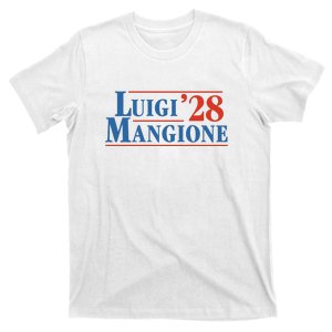 Vote Luigi 2028 Retro Campaign T-Shirt