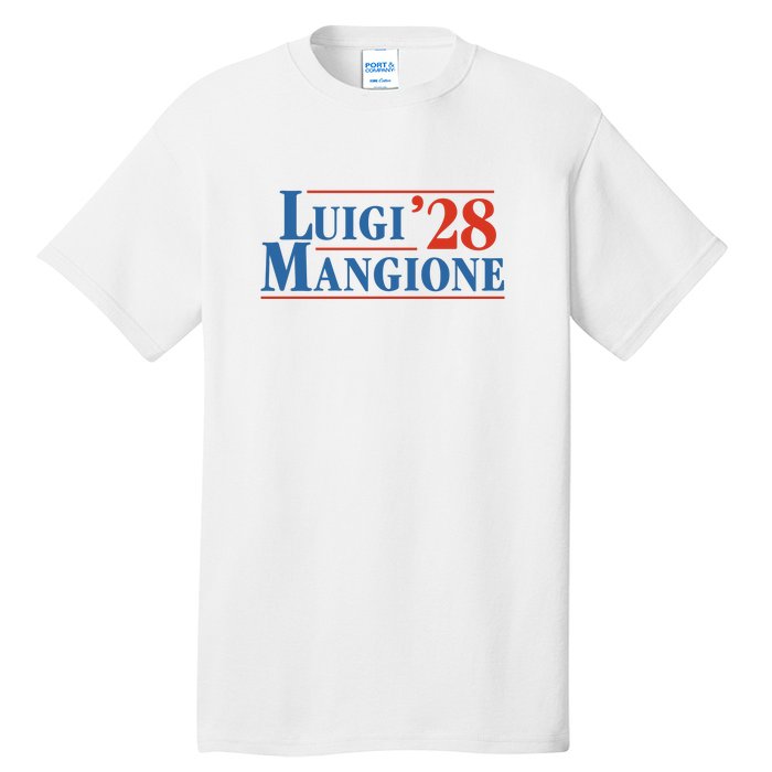 Vote Luigi 2028 Retro Campaign Tall T-Shirt