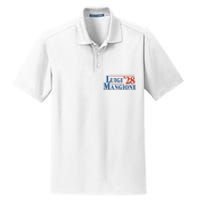 Vote Luigi 2028 Retro Campaign Dry Zone Grid Polo