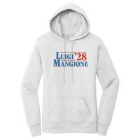 Vote Luigi 2028 Retro Campaign Women's Pullover Hoodie