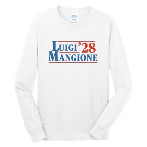 Vote Luigi 2028 Retro Campaign Tall Long Sleeve T-Shirt