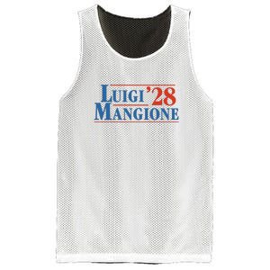 Vote Luigi 2028 Retro Campaign Mesh Reversible Basketball Jersey Tank