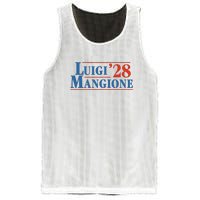 Vote Luigi 2028 Retro Campaign Mesh Reversible Basketball Jersey Tank