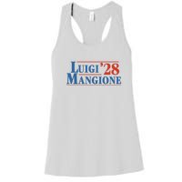 Vote Luigi 2028 Retro Campaign Women's Racerback Tank