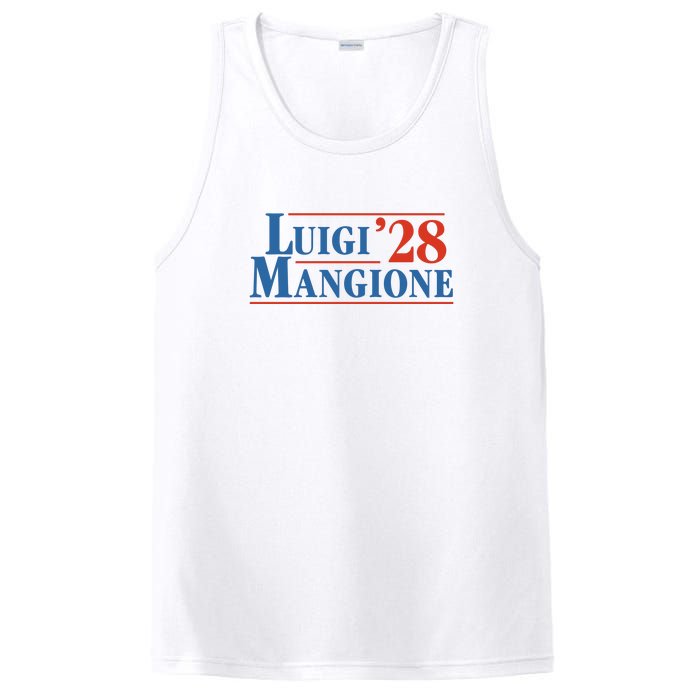 Vote Luigi 2028 Retro Campaign PosiCharge Competitor Tank