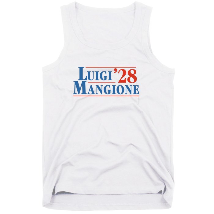 Vote Luigi 2028 Retro Campaign Tank Top