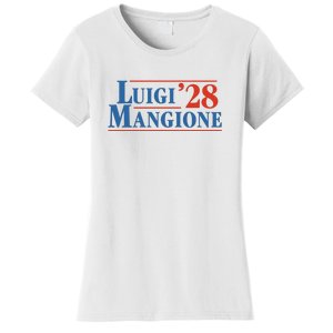 Vote Luigi 2028 Retro Campaign Women's T-Shirt