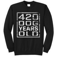 Vintage Look 420 Dog Years Old Funny 60th Birthday T Sweatshirt