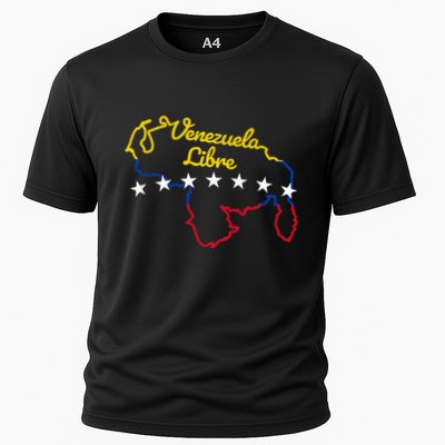 Venezuela Libre 7 Stars Flag Venezuelan Map Souvenir Performance Shirt