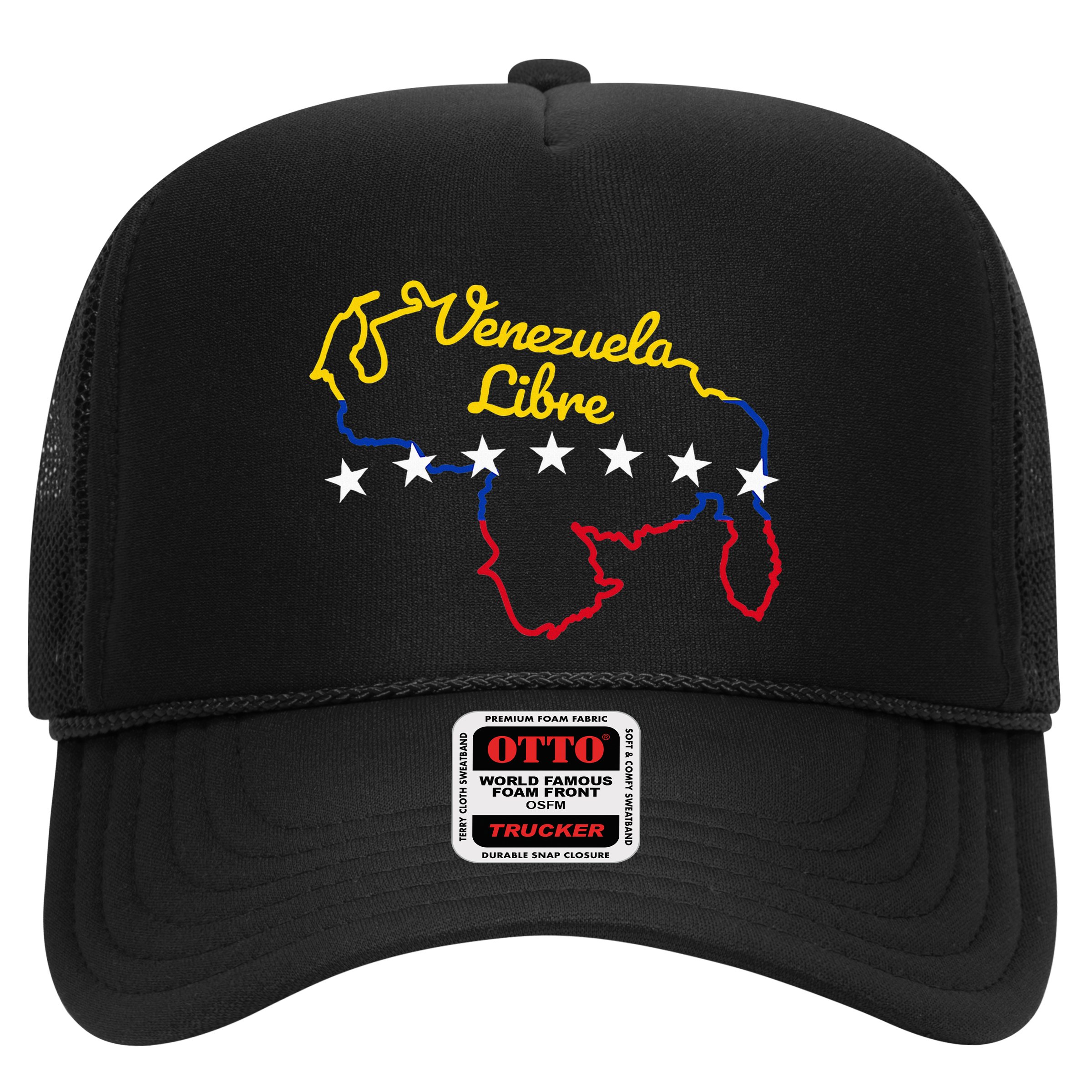Venezuela Libre 7 Stars Flag Venezuelan Map Souvenir Hat