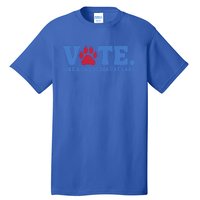 Vote Like A Less Cat Lady Voting Election Funny Kamala Cute Gift Tall T-Shirt