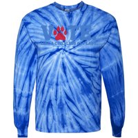 Vote Like A Less Cat Lady Voting Election Funny Kamala Cute Gift Tie-Dye Long Sleeve Shirt