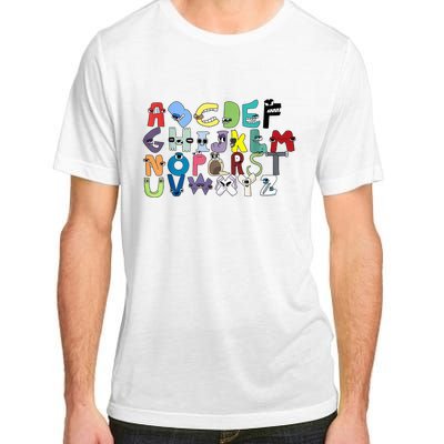 Villain Letter ABC Learning Matching Evil Alphabet Lore Adult ChromaSoft Performance T-Shirt