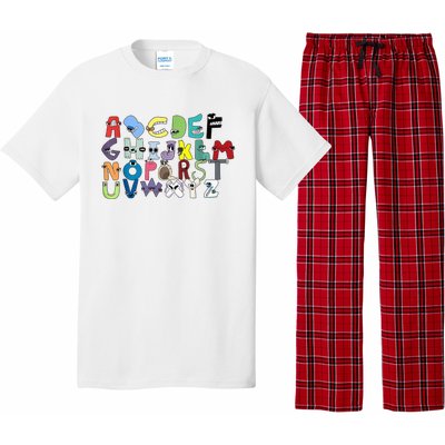 Villain Letter ABC Learning Matching Evil Alphabet Lore Pajama Set