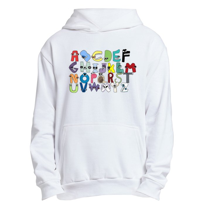 Villain Letter ABC Learning Matching Evil Alphabet Lore Urban Pullover Hoodie