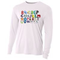 Villain Letter ABC Learning Matching Evil Alphabet Lore Cooling Performance Long Sleeve Crew