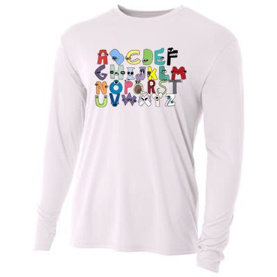 Villain Letter ABC Learning Matching Evil Alphabet Lore Cooling Performance Long Sleeve Crew