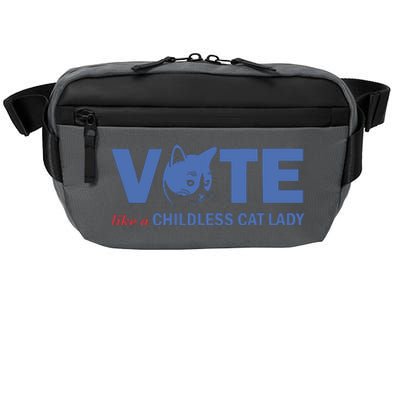 Vote Like A Childless Cat Lady Funny Voting Kamala Crossbody Pack